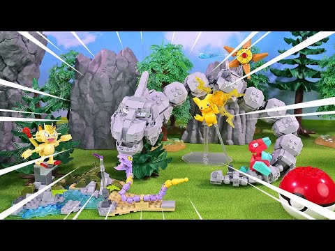 Pokemon Mega Construx / Onix Super Battle / Stop Motion Building