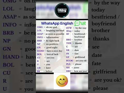 short words for WhatsApp chatting🔥| abbreviations #shorts
