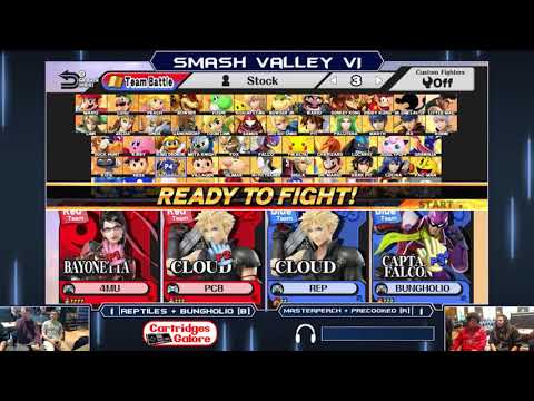 Smash Valley VI Wii U Doubles - Bungholio + Reptiles (B) vs MasterPerch + PreCooked - Winners Semis