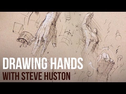 スティーブ・ヒューストンと手を描く (Drawing Hands with Steve Huston)
