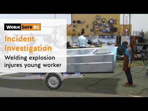 焊接爆炸致年輕工人受傷 (Welding Explosion Injures Young Worker)