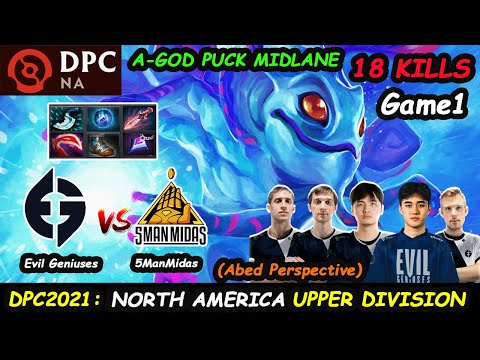 Evil Geniuses vs 5ManMidas Abed Puck DPC 2021 Season 1  North America Upper Division Game1