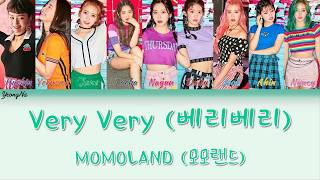 [Han/Rom/Eng]베리베리 (Very Very) - 모모랜드 (MOMOLAND) Color Coded Lyrics