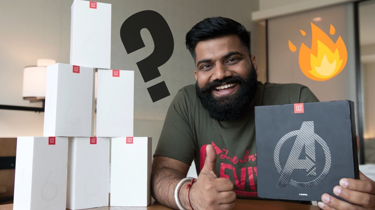 OnePlus 6 Top Features and GIVEAWAY 🔥- OnePlus 6 Avengers Edition Giveaway!!🔥