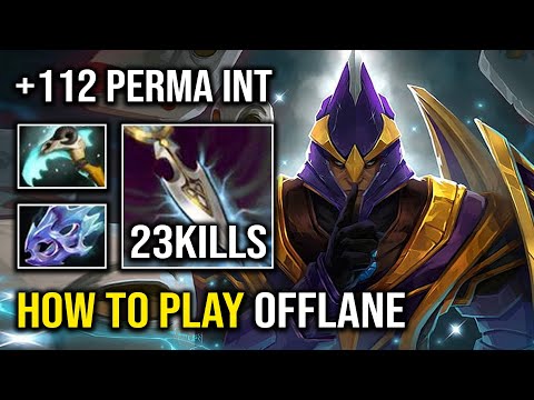 How to Play Offlane Silencer Like a Pro +112 Perma INT & Invisible Silver Edge Dota 2