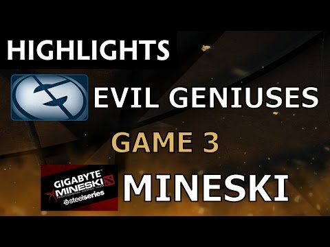 Evil Geniuses vs Mineski [Game 3] The Manila Major 2016 - Dota Highlights