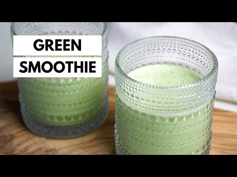 Green Smoothie Recipe | 5 ingredients only | Healthy Breakfast | Post workout smoothie
