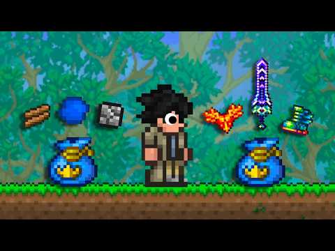 Terraria Master Mode, But Treasure Bags Are RANDOMIZED...