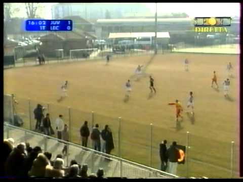 Juventus-LECCE 'Primavera' 1 a 1 del 23 febbraio 2005 (telecronaca primo tempo)