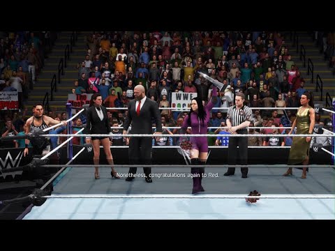 WWE 2K20 My career mode Part 5 winning the Mae young classic gameplay walkthrough