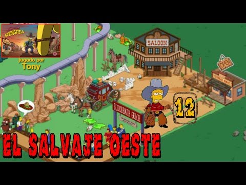 Los Simpson Springfield "El Salvaje Oeste, Cap. 12: "800 picos y un monton de piedras" por Tony