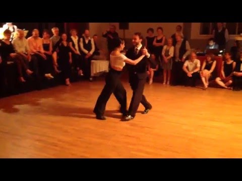  Gianpiero Galdi  and  Maria Filali  are  dancing  to  a  nontraditional song  in  2016