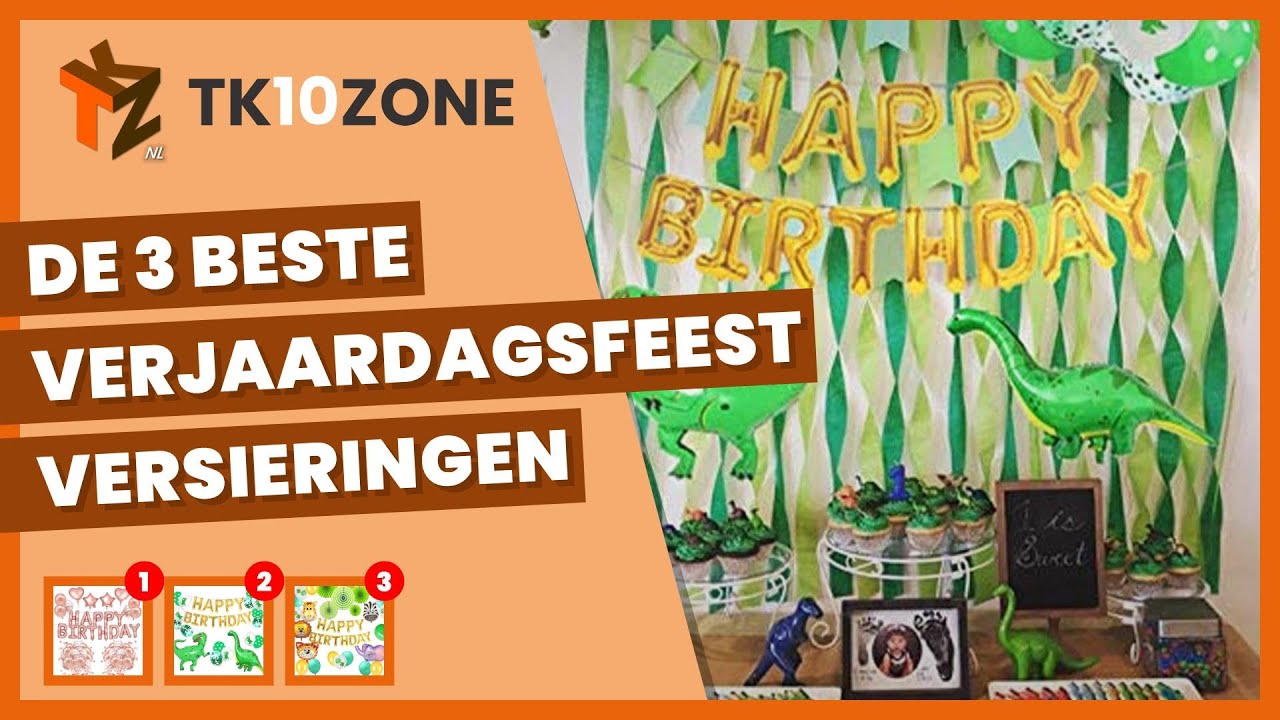 De 3 beste verjaardagsfeest versieringen