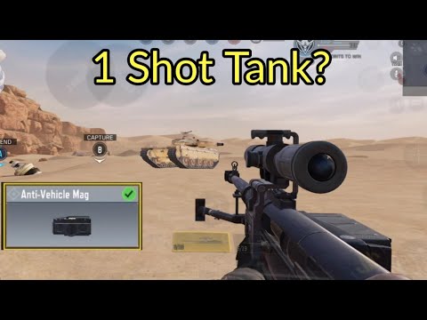 Can ZRG 20mm Sniper 1 Shot Tank? New Anti-Vehicle Mag vs Tank in COD Mobile | Call of Duty Mobile