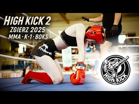 Ależ się tłukli! Relacja z zawodów sztuk walki  MMA • K-1 • Muay Thai • Boks - High Kick 2 w Zgierzu
