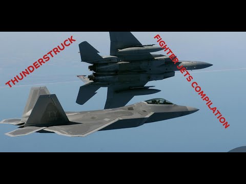 "Thunderstruck" FIGHTER JETS COMPILATION- MUSIC VIDEO