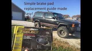 How To Replace Jeep Cherokee XJ Front Brake Pads