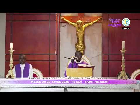 Messe du 20 mars 2026 en direct de la paroisse Sacré Coeur de Jésus de Ndouci