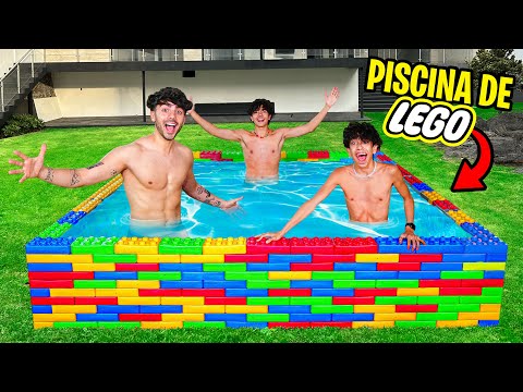 HICIMOS UNA PISCINA DE LEGOS EN MI CASA!