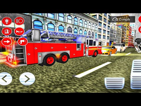 Indonesia real fire truck driving simulator mod apk