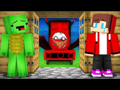 DO NOT Open the Door: Choo Choo Charley vs JJ and Mikey in Minecraft