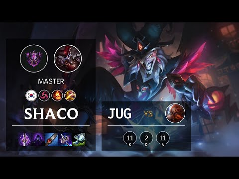 Shaco Jungle vs Gragas - KR Master Patch 10.15