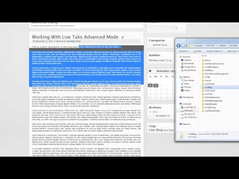 Live Accordion: Advanced Mode