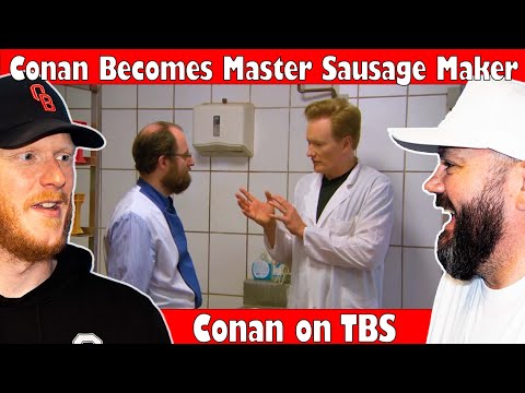 Conan Trains To Become A Sausage Master REACTION | OFFICE BLOKES REACT!!