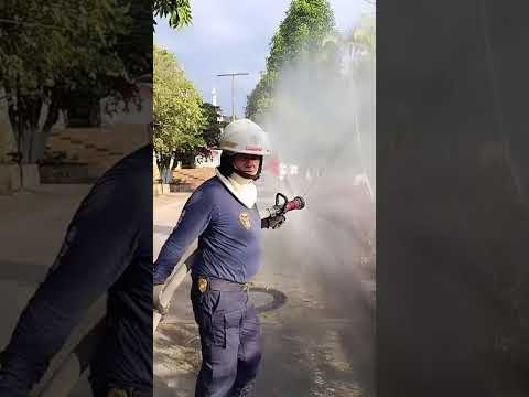 Estación 5 chorros de extinción fase3 técnico laboral academia de bomberos turbana bolivar