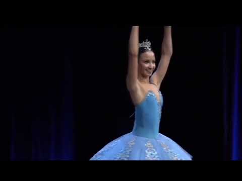Yasmina Aziz 16 y.o. and Mark Oshepkov 17 y.o..  Le Corsar Pas de deux. Vaganova Ballet Academy.