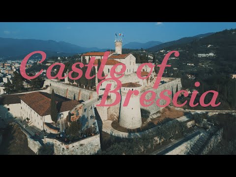Castle of Brescia - Italian City of culture 2023 - 4K Video