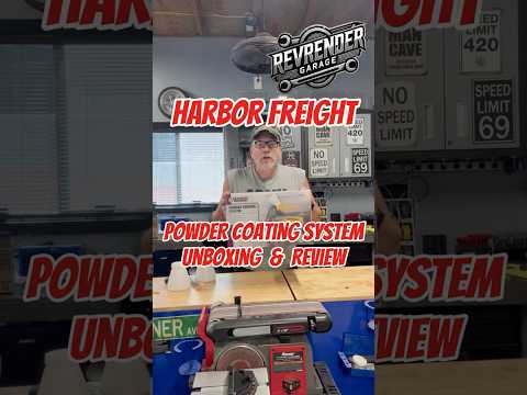 Harbor Freight Powder Coating System Unboxing & Review  -  Affordable DIY Powder Coat Setup