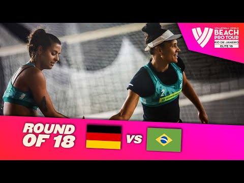 Müller/Tillmann vs. Andressa/Tainá - Round of 18 Highlights | Rio de Janeiro 2025 #BeachProTour