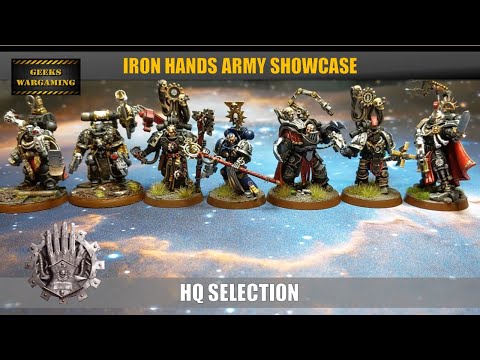 Iron Hands Army mini series *HQ showcase*
