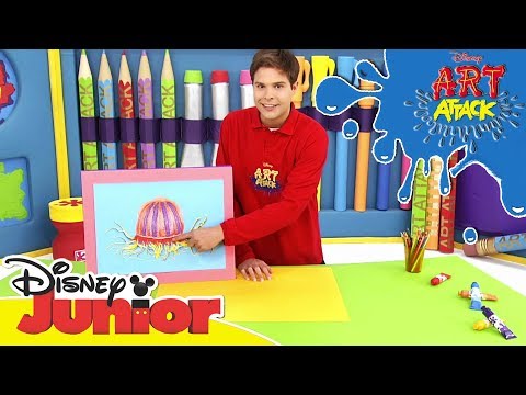 Art Attack Bastelclip 37: Bild aufpeppen | Disney Junior