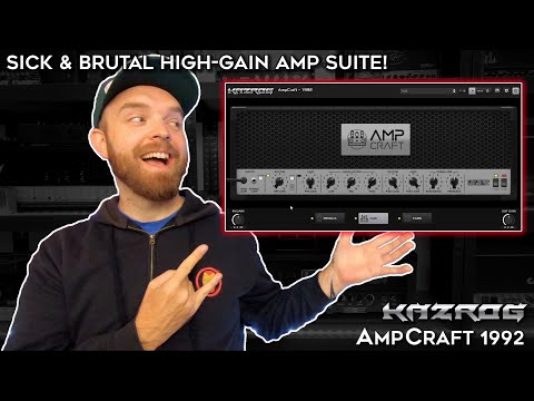 CRUSHING & CHUNKY New High-Gain Plugin! Kazrog AmpCraft 1992!