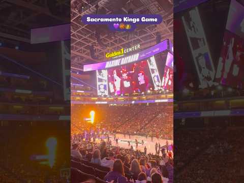 Sacramento Kings game at the Golden 1 Center #sacramentokings #golden1center #nba #sacramentorealtor