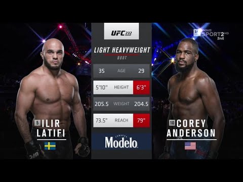 Ilir Latifi vs Corey Anderson
