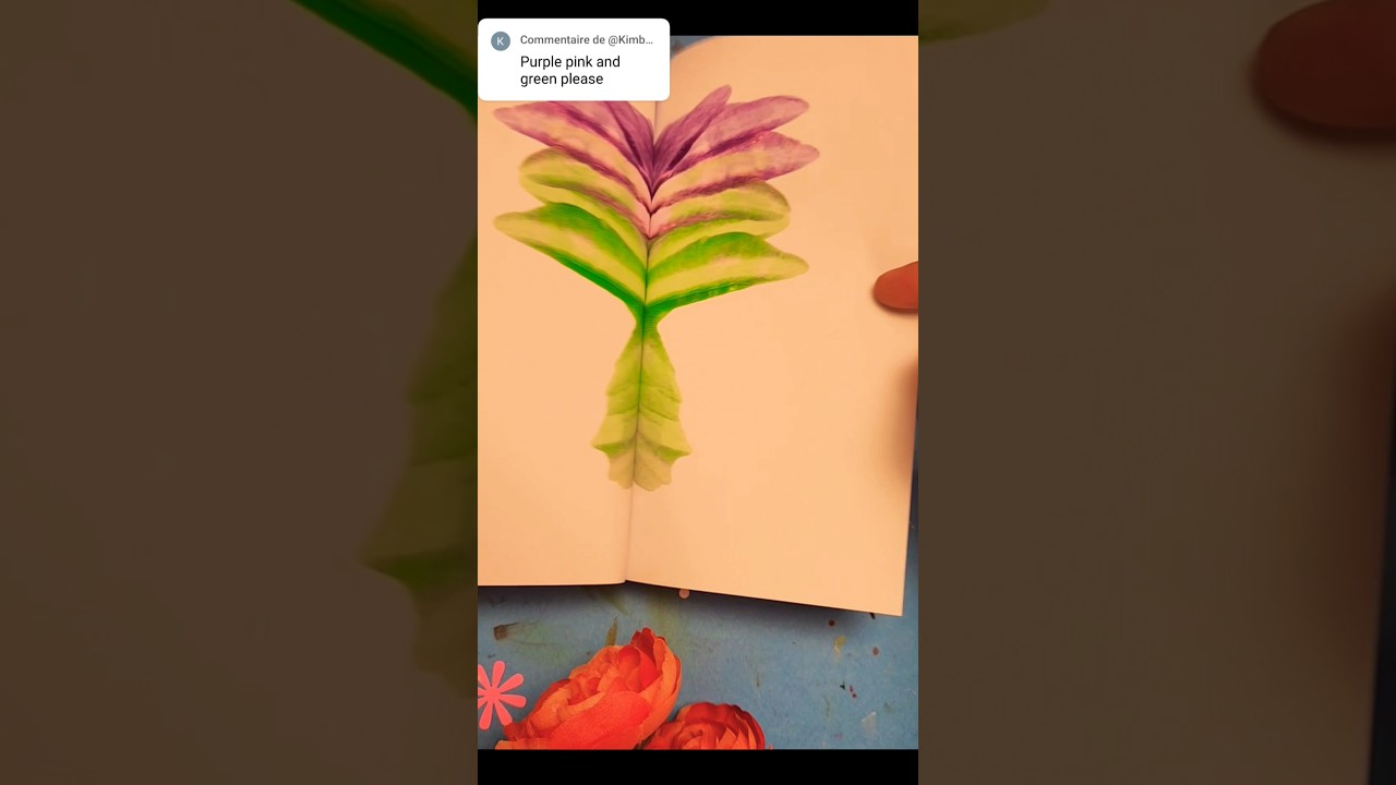 Begin your journey with the most satisfying creative painting idea #painting #shorts #trending