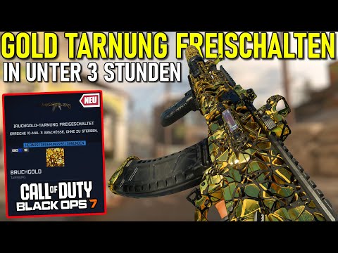 UNLOCK THE GOLD CAMOUFLAGE IN UNDER 3 HOURS 🔐 (Black Ops 7 Tips & Tricks) CoD Bo7 German