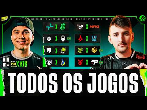 ESL PRO LEAGUE SEASON 23 STAGE 1 (DIA 01) - TODOS OS JOGOS - COMPLETO