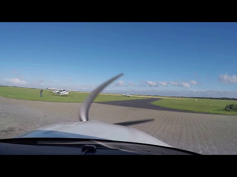 Runway 31 Takeoff from (EDWR) Flugplatz Borkum Cirrus SR20 G3  (30.07.2017)