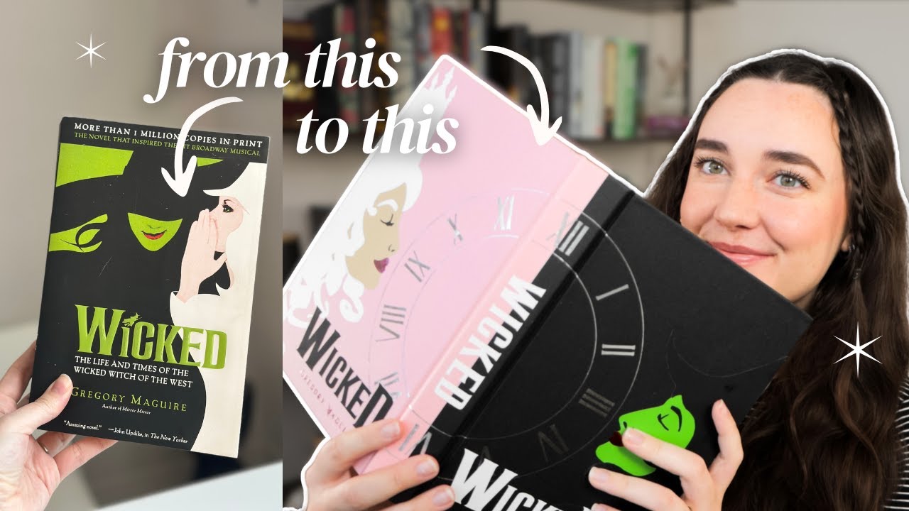 Bookbind With Me: Let’s Transform My Copy of Wicked! 🩷💚
