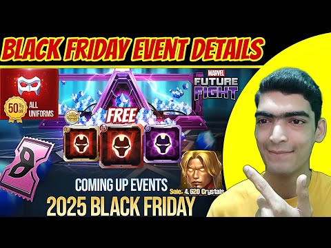 2025 Black Friday Details 🎁 Free Crystals, T3, T4 Selector & More | Giveaway | Marvel Future Fight