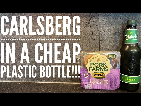 Carlsberg Danish Pilsner Review & Pork Farms Branson Pickle Topped Pork Pies Review