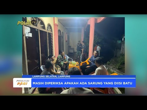 POLRES LAMPUNG SELATAN UNGKAP KASUS PERANG SARUNG