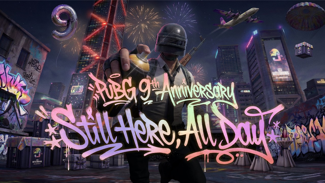 배틀그라운드 9주년 페스티벌 공식 이미지