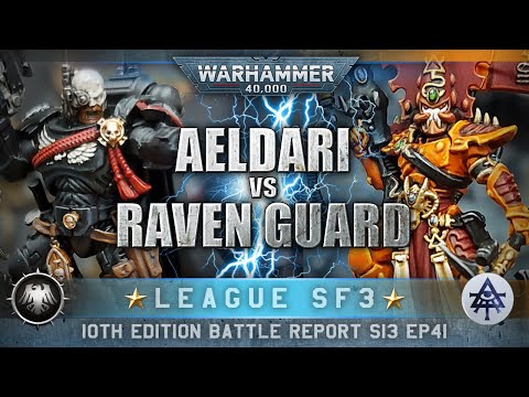 Raven Guard Space Marines vs Aeldari Warhammer 40K Battle Report 10th Edition 2000pts