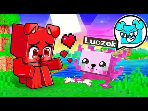 GRAM JAKO DZIECKO AXOLOTL w Minecraft 🐟🩵