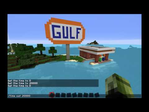 Minecraft - Retro Gulf Gas Station